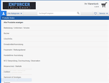 Tablet Screenshot of enforcer-verlag.de